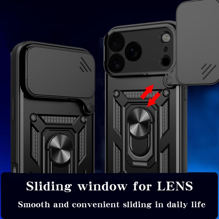 For iPhone 17 Pro Max Sliding Camera Cover Design TPU+PC Phone Case