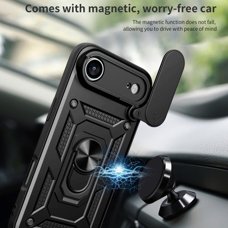 For iPhone Air Sliding Camera Cover Design TPU+PC Phone Case