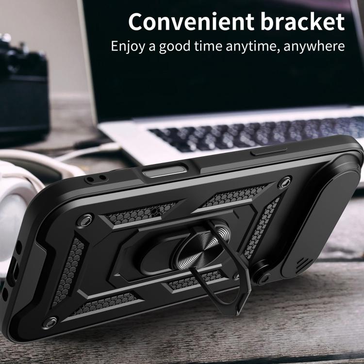 For iPhone Air Sliding Camera Cover Design TPU+PC Phone Case