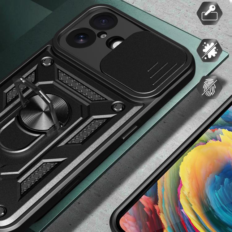 For iPhone 17 Sliding Camera Cover Design TPU+PC Phone Case