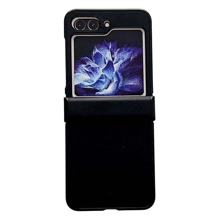 For Samsung Galaxy Z Flip5 Pure Color Hinge Shockproof Phone Case