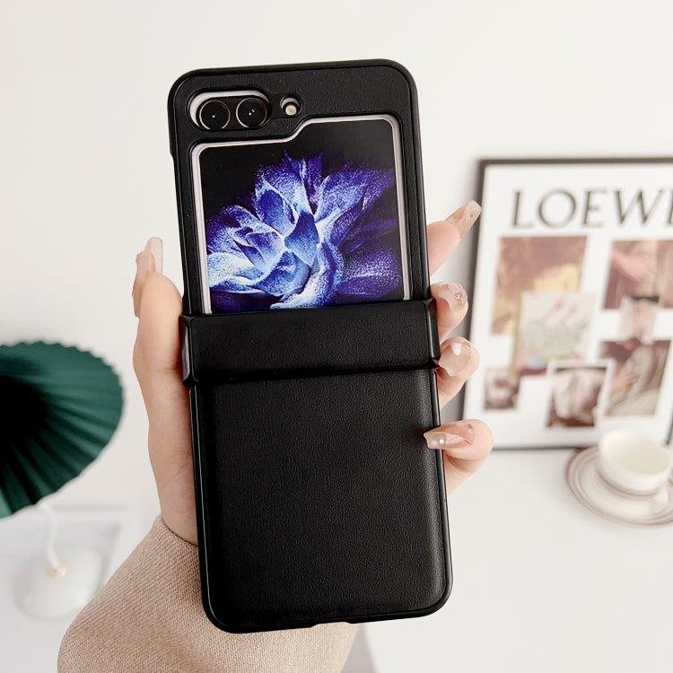 For Samsung Galaxy Z Flip5 Pure Color Hinge Shockproof Phone Case