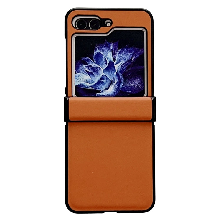 For Samsung Galaxy Z Flip5 Pure Color Hinge Shockproof Phone Case