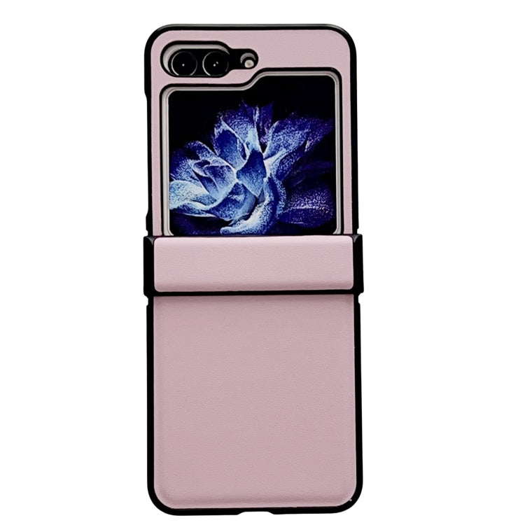 For Samsung Galaxy Z Flip5 Pure Color Hinge Shockproof Phone Case