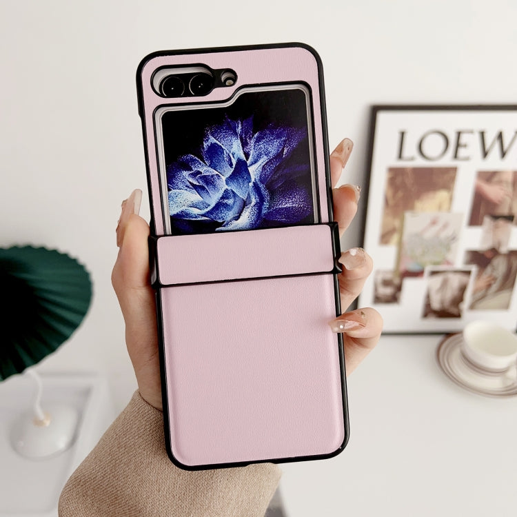 For Samsung Galaxy Z Flip5 Pure Color Hinge Shockproof Phone Case