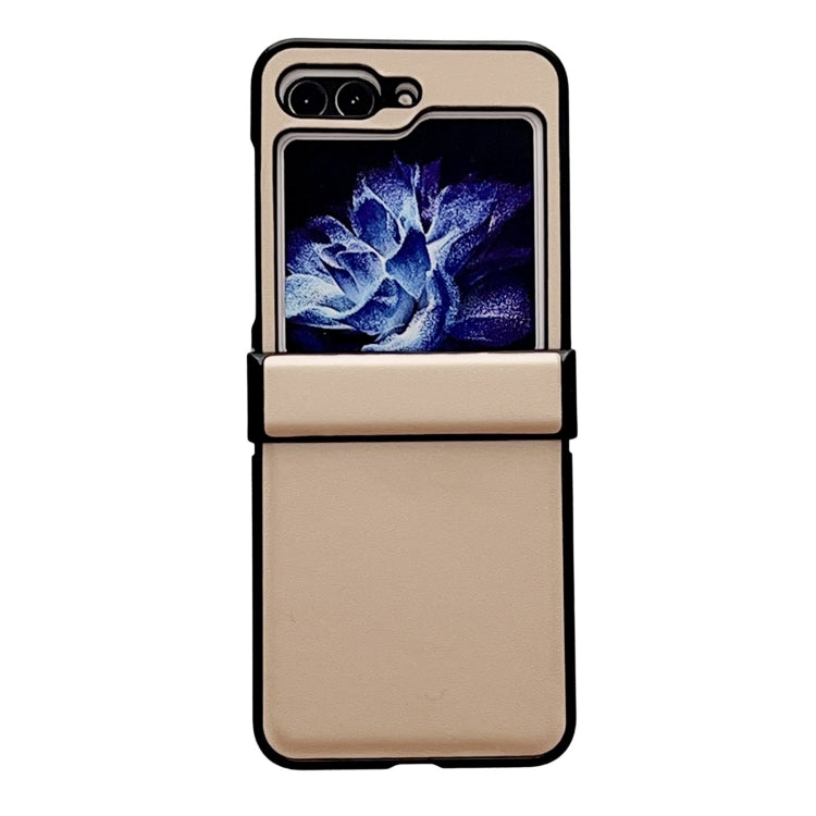For Samsung Galaxy Z Flip5 Pure Color Hinge Shockproof Phone Case
