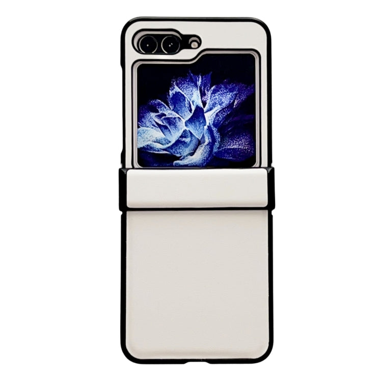 For Samsung Galaxy Z Flip5 Pure Color Hinge Shockproof Phone Case