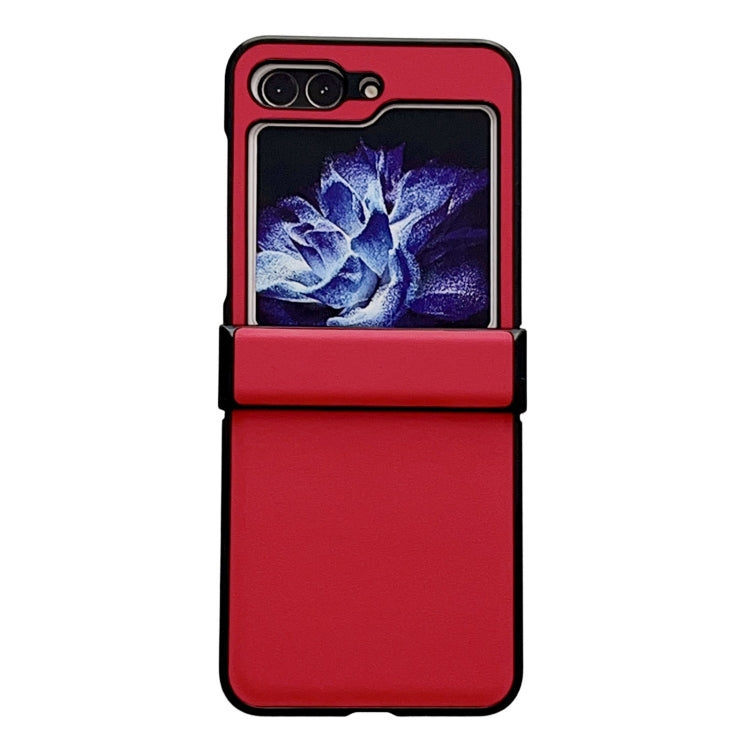 For Samsung Galaxy Z Flip5 Pure Color Hinge Shockproof Phone Case