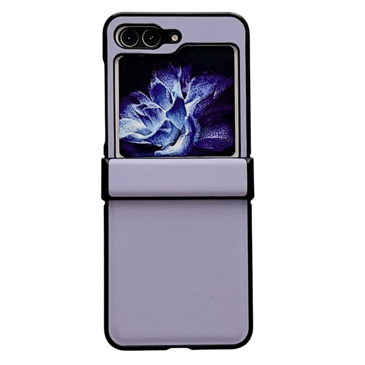 For Samsung Galaxy Z Flip5 Pure Color Hinge Shockproof Phone Case