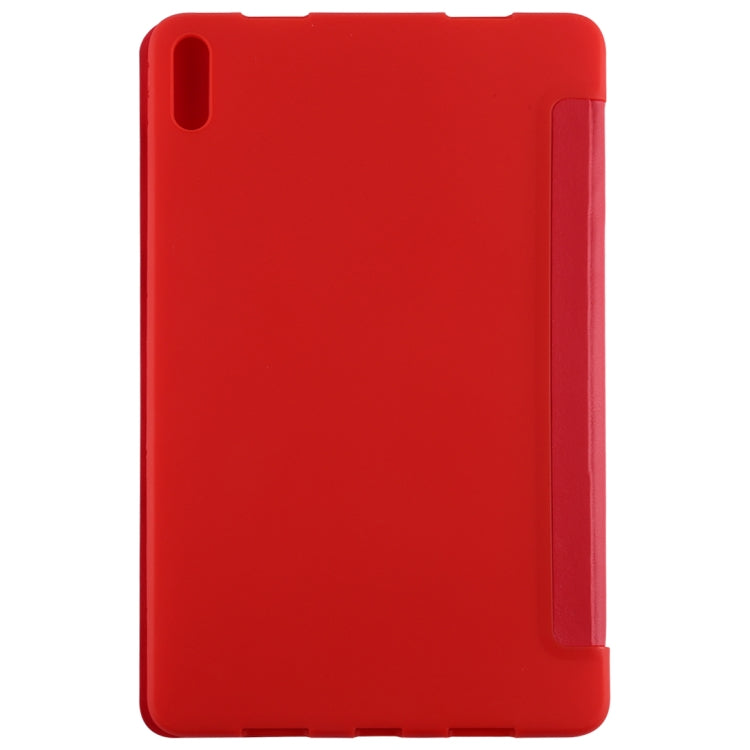 For Huawei MatePad 10.4 inch Ultra-thin Horizontal Flip TPU Leather Case with Three-fold Holder