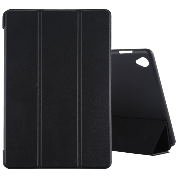 For Huawei MediaPad M6 10.8 Ultra-thin Horizontal Flip TPU Leather Case with Three-fold Holder