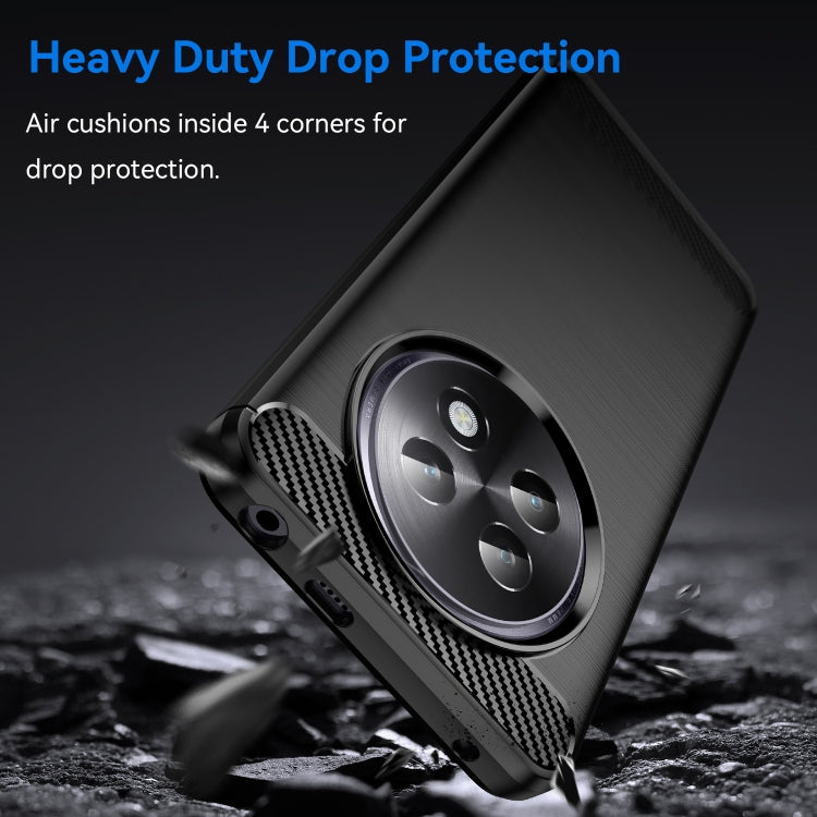 For Realme P1 Speed Carbon Fiber Brushed Texture TPU Phone Case
