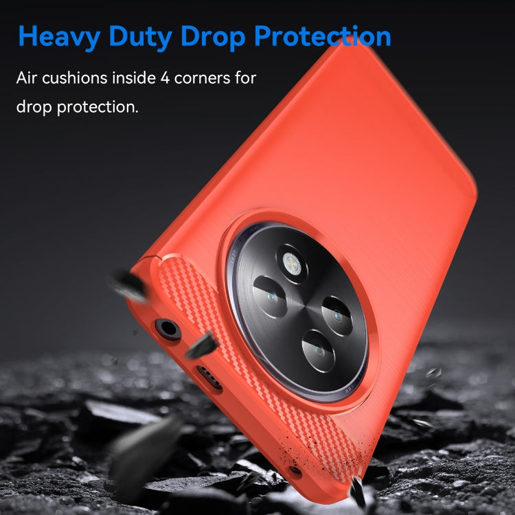 For Realme P1 Speed Carbon Fiber Brushed Texture TPU Phone Case