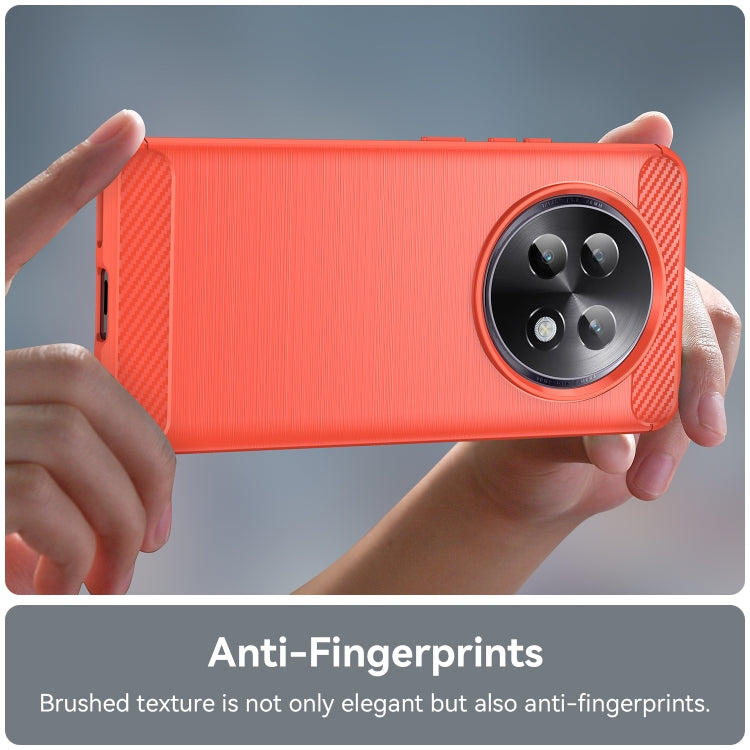 For Realme P1 Speed Carbon Fiber Brushed Texture TPU Phone Case