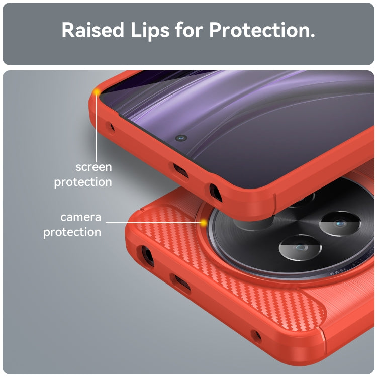 For Realme P1 Speed Carbon Fiber Brushed Texture TPU Phone Case