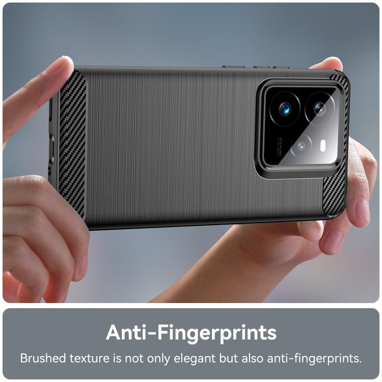 For Realme GT 7 Pro Carbon Fiber Brushed Texture TPU Phone Case