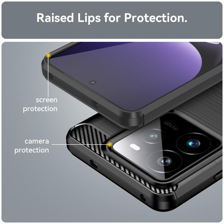 For Realme GT 7 Pro Carbon Fiber Brushed Texture TPU Phone Case