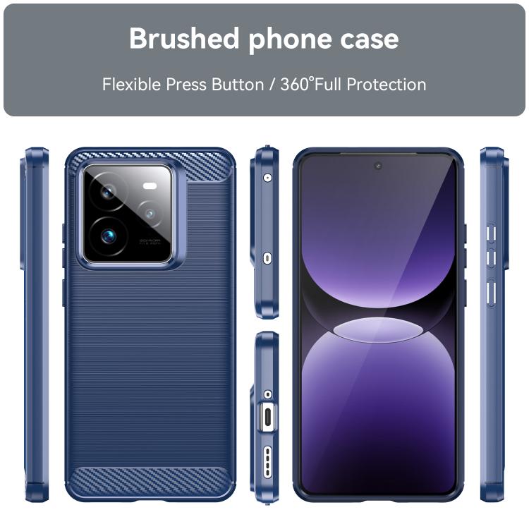 For Realme GT 7 Pro Carbon Fiber Brushed Texture TPU Phone Case