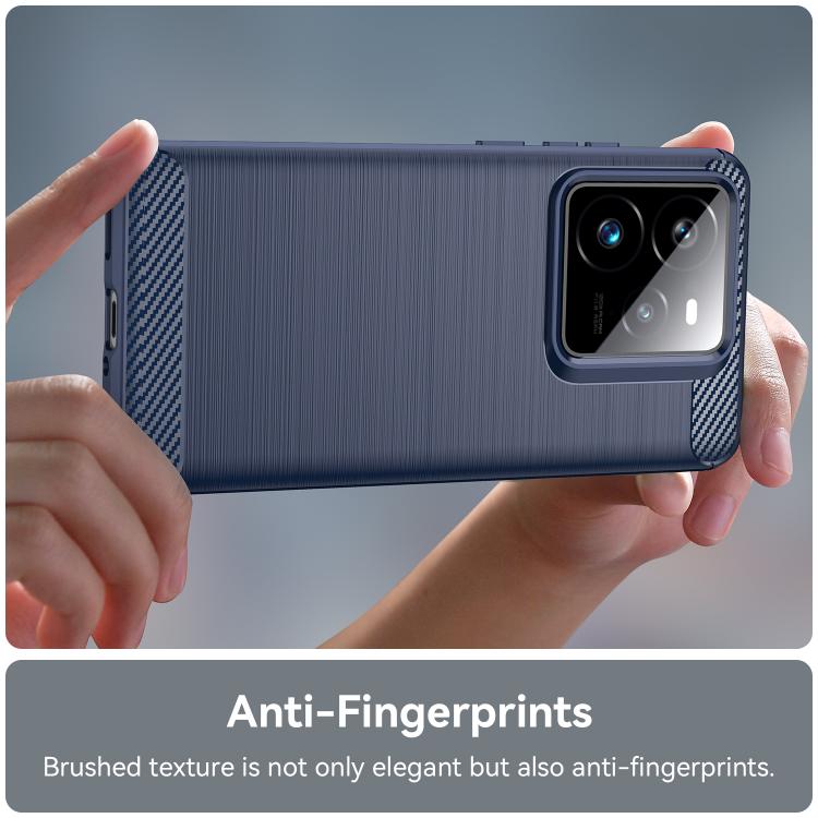 For Realme GT 7 Pro Carbon Fiber Brushed Texture TPU Phone Case