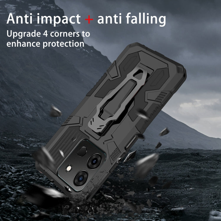 For Infinix Smart 7 Armor Warrior Shockproof PC + TPU Phone Case