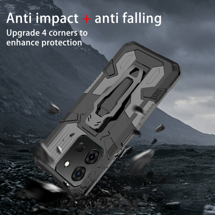 For Infinix Smart 7 Armor Warrior Shockproof PC + TPU Phone Case