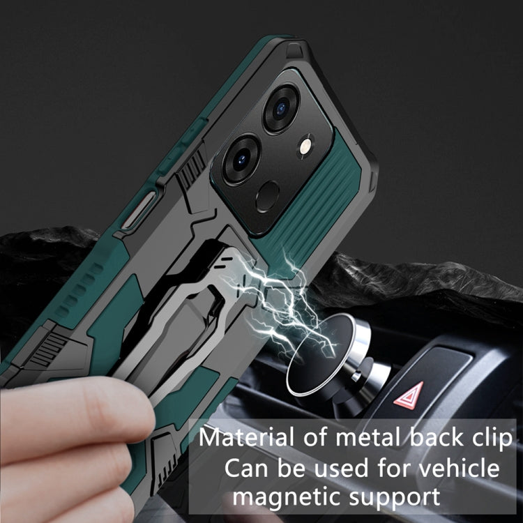 For Infinix Smart 7 Armor Warrior Shockproof PC + TPU Phone Case