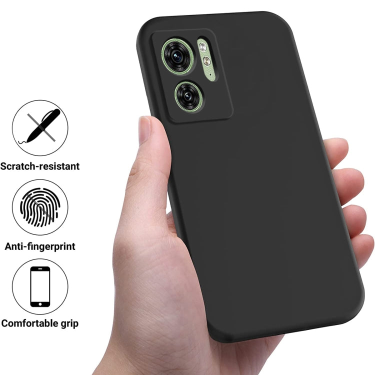 For Motorola Edge 2023 Solid Color Liquid Silicone Dropproof Full Coverage Phone Case