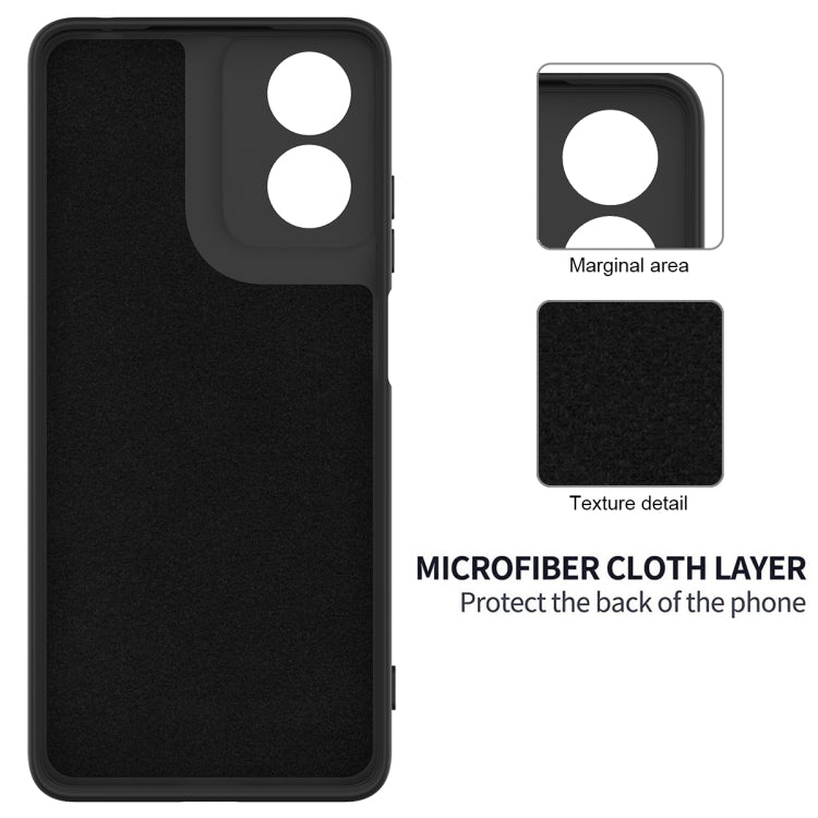 For Motorola Moto E14 Solid Color Liquid Silicone Dropproof Full Coverage Phone Case