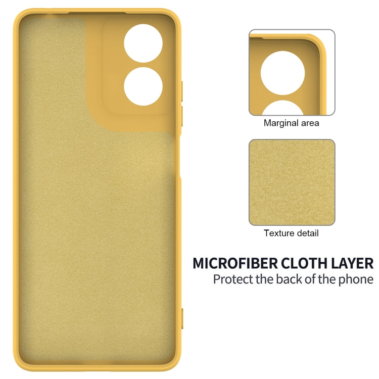 For Motorola Moto E14 Solid Color Liquid Silicone Dropproof Full Coverage Phone Case