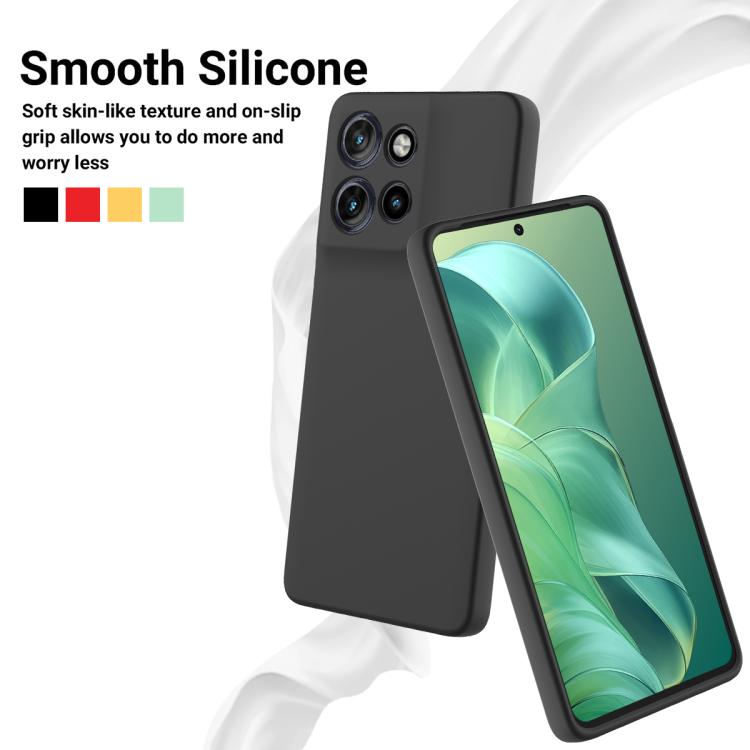 For Motorola Moto G Power 2025 / 2026 Solid Color Liquid Silicone Dropproof Full Coverage Phone Case