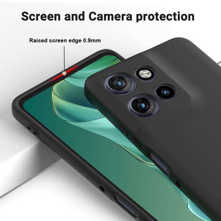 For Motorola Moto G Power 2025 / 2026 Solid Color Liquid Silicone Dropproof Full Coverage Phone Case