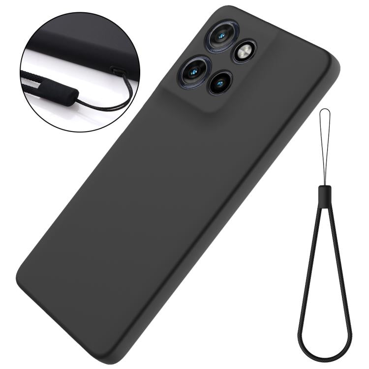 For Motorola Moto G Power 2025 / 2026 Solid Color Liquid Silicone Dropproof Full Coverage Phone Case