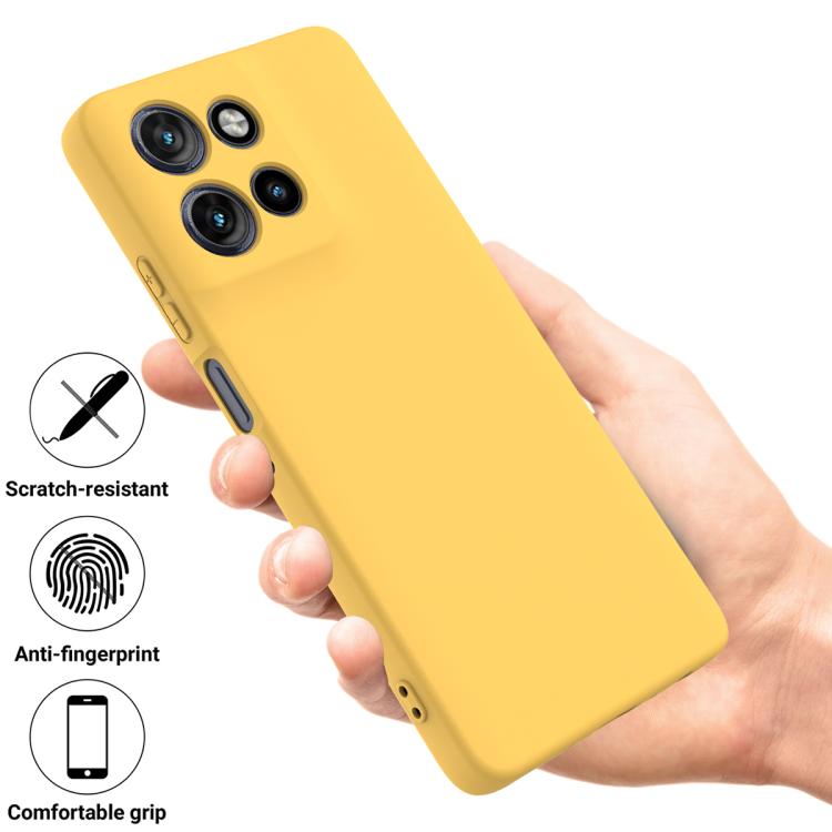 For Motorola Moto G Power 2025 / 2026 Solid Color Liquid Silicone Dropproof Full Coverage Phone Case