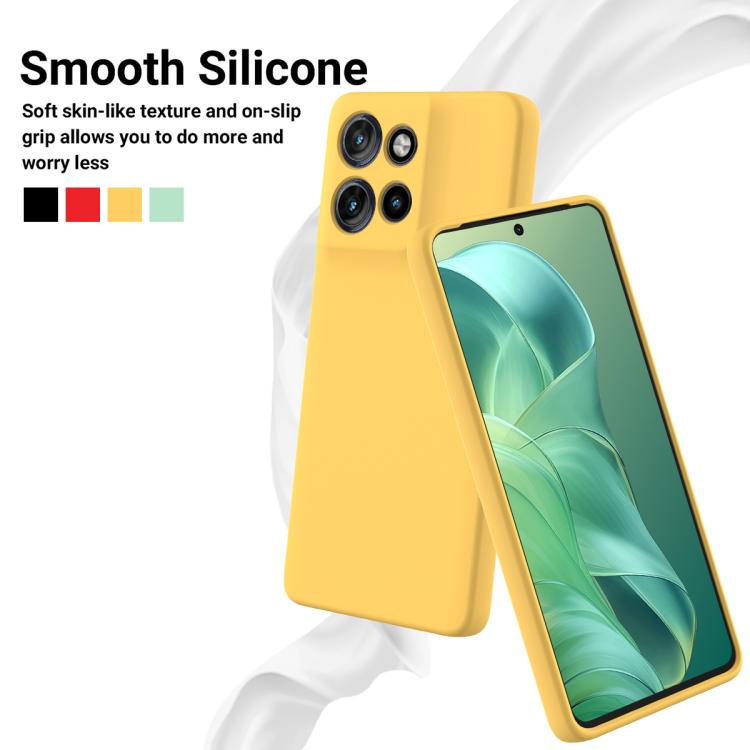 For Motorola Moto G Power 2025 / 2026 Solid Color Liquid Silicone Dropproof Full Coverage Phone Case