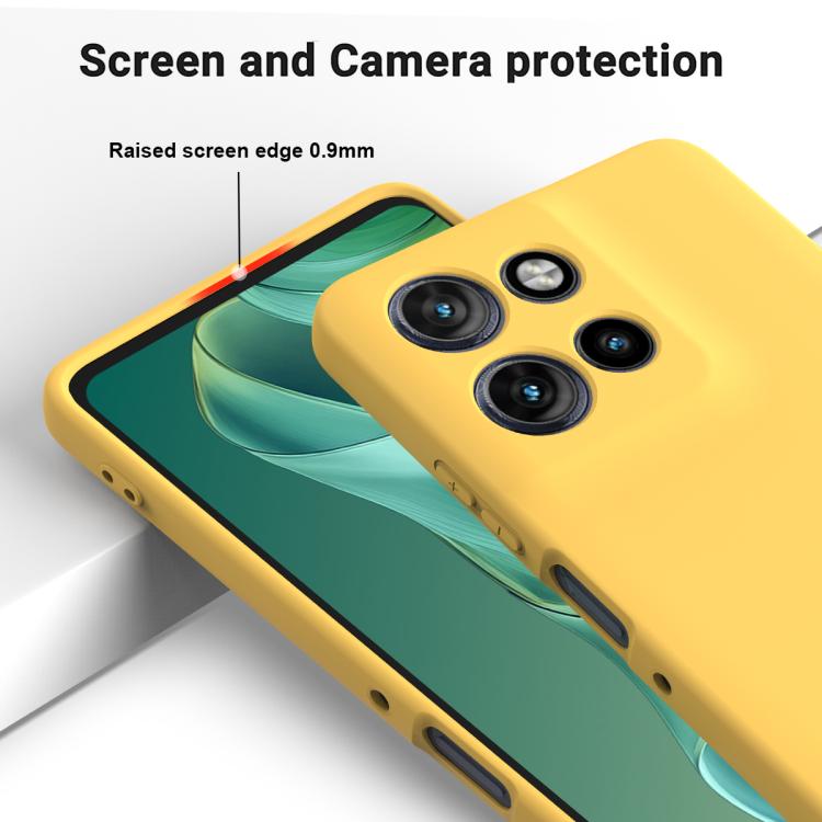 For Motorola Moto G Power 2025 / 2026 Solid Color Liquid Silicone Dropproof Full Coverage Phone Case
