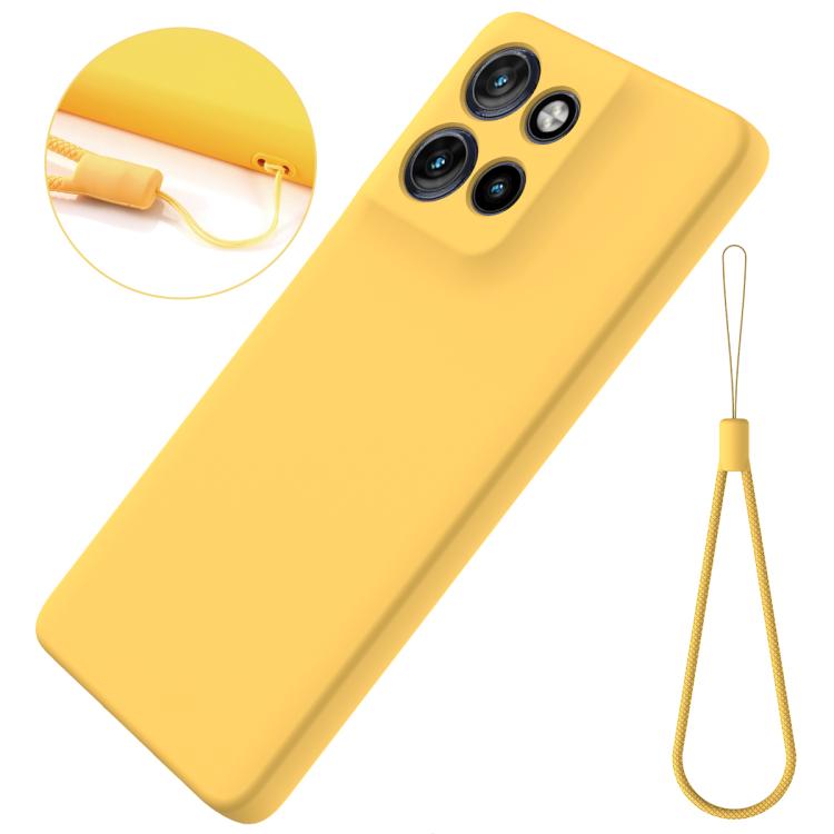 For Motorola Moto G Power 2025 / 2026 Solid Color Liquid Silicone Dropproof Full Coverage Phone Case