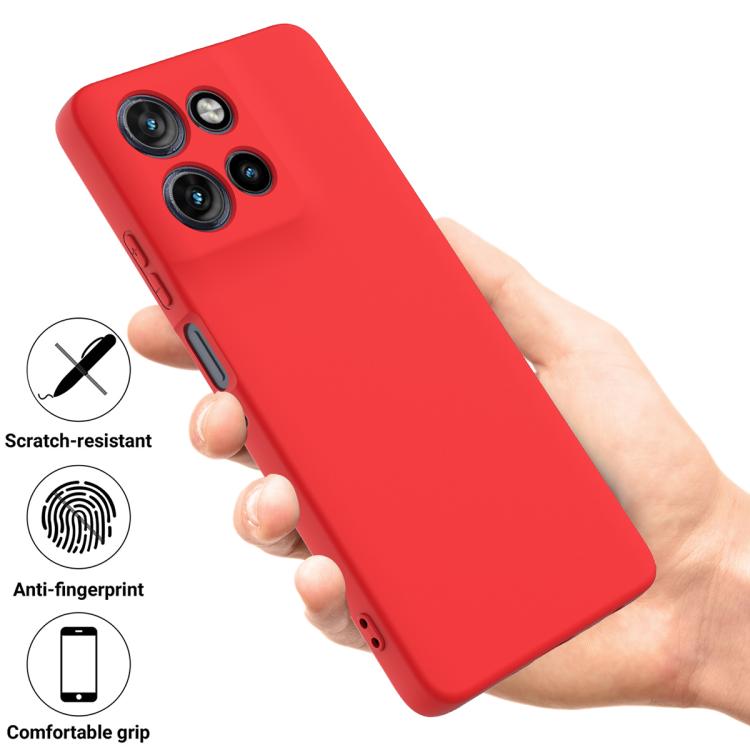 For Motorola Moto G Power 2025 / 2026 Solid Color Liquid Silicone Dropproof Full Coverage Phone Case