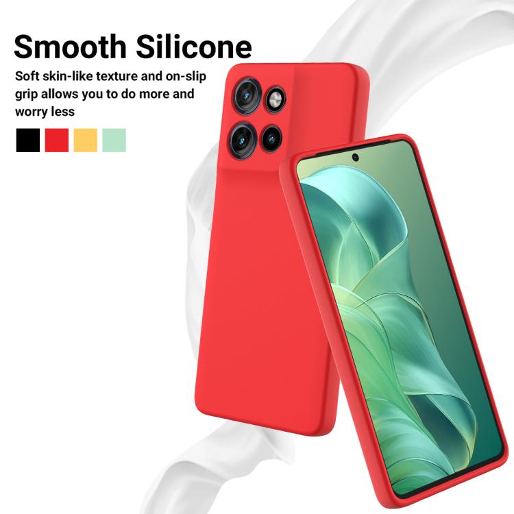 For Motorola Moto G Power 2025 / 2026 Solid Color Liquid Silicone Dropproof Full Coverage Phone Case