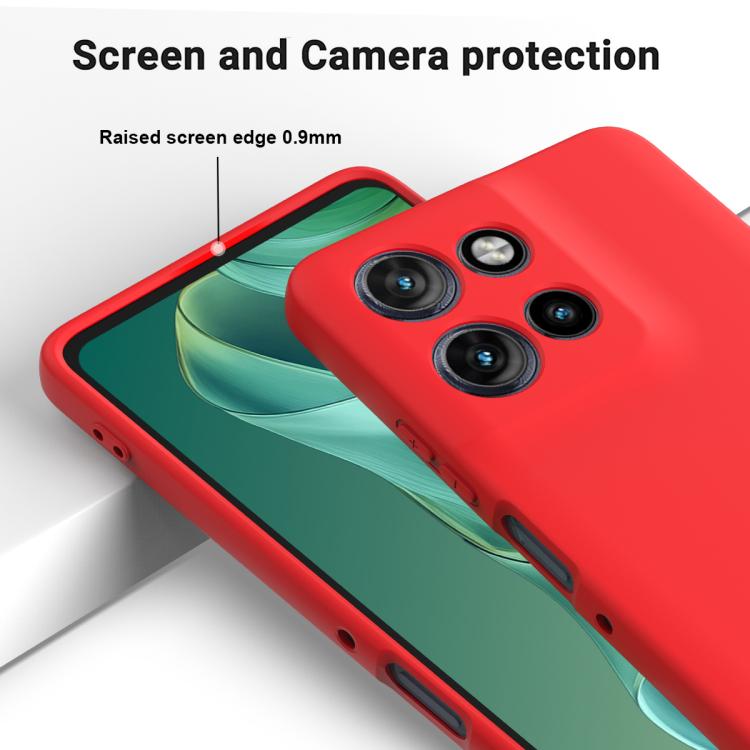 For Motorola Moto G Power 2025 / 2026 Solid Color Liquid Silicone Dropproof Full Coverage Phone Case