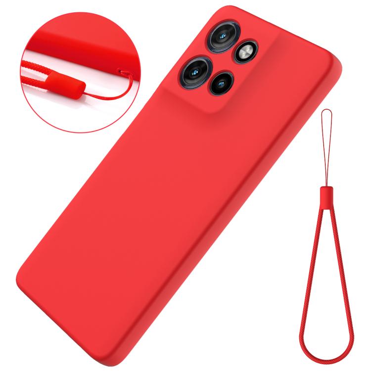 For Motorola Moto G Power 2025 / 2026 Solid Color Liquid Silicone Dropproof Full Coverage Phone Case