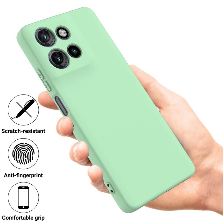 For Motorola Moto G Power 2025 / 2026 Solid Color Liquid Silicone Dropproof Full Coverage Phone Case