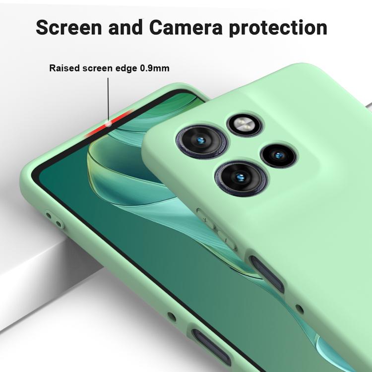 For Motorola Moto G Power 2025 / 2026 Solid Color Liquid Silicone Dropproof Full Coverage Phone Case