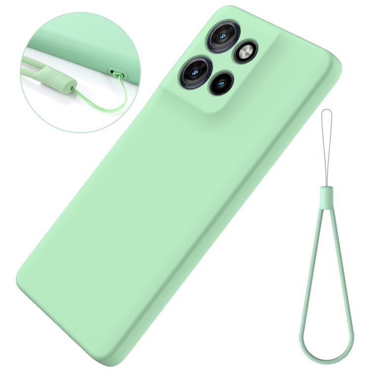 For Motorola Moto G Power 2025 / 2026 Solid Color Liquid Silicone Dropproof Full Coverage Phone Case