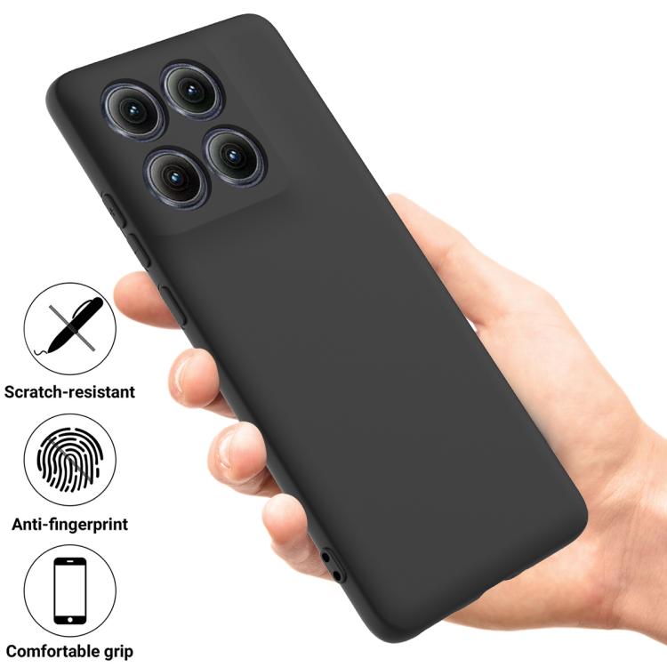 For Motorola Edge 5G 2025 Solid Color Liquid Silicone Dropproof Full Coverage Phone Case