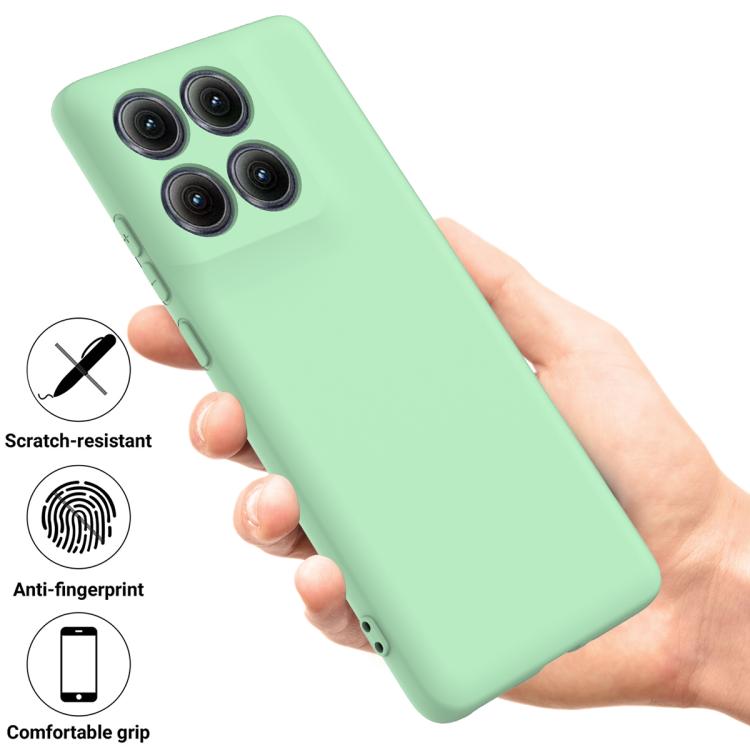 For Motorola Edge 5G 2025 Solid Color Liquid Silicone Dropproof Full Coverage Phone Case
