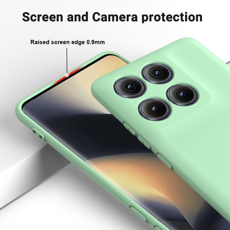 For Motorola Edge 5G 2025 Solid Color Liquid Silicone Dropproof Full Coverage Phone Case
