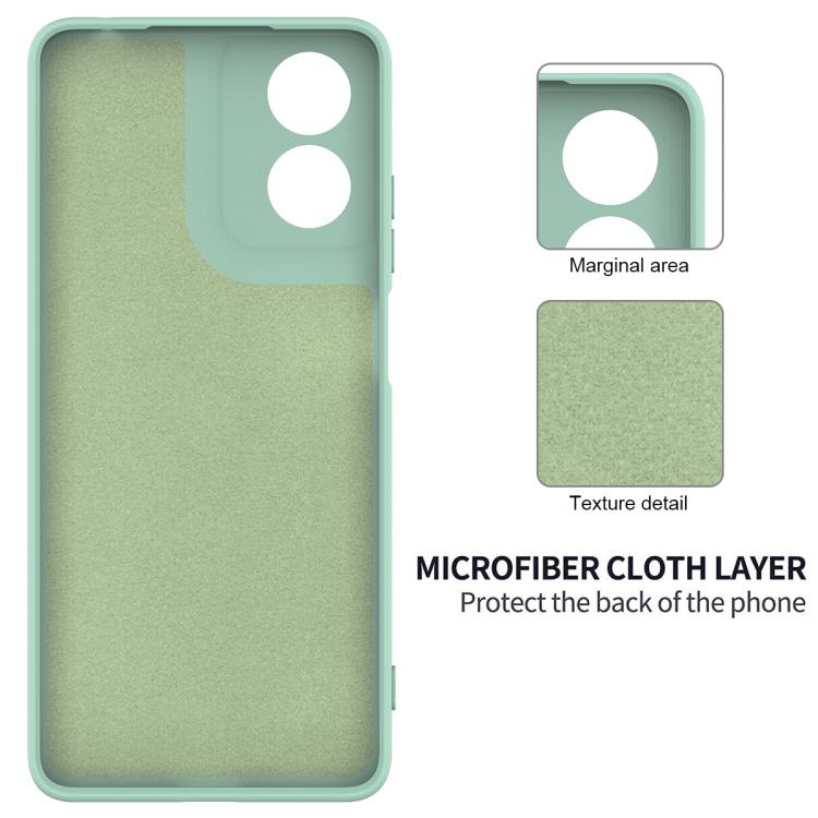 For Motorola Moto G04S 4G / E14 4G Solid Color Liquid Silicone Dropproof Full Coverage Phone Case