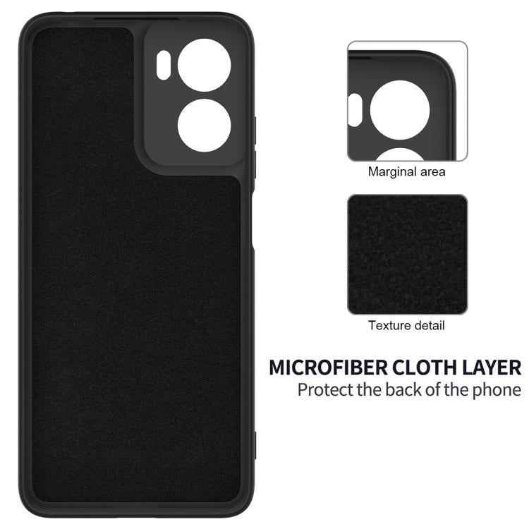 For Motorola Moto G06 4G Solid Color Liquid Silicone Dropproof Full Coverage Phone Case
