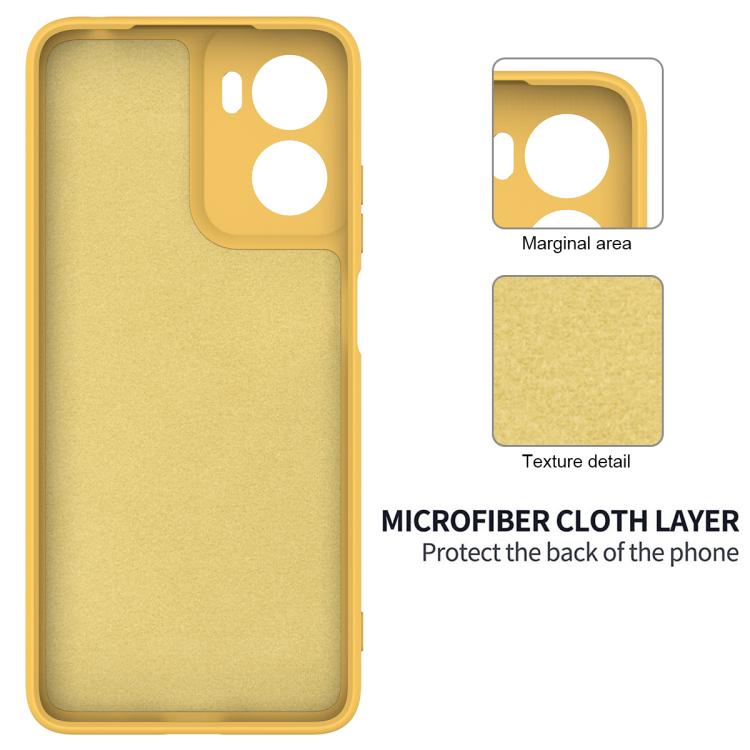 For Motorola Moto G06 4G Solid Color Liquid Silicone Dropproof Full Coverage Phone Case