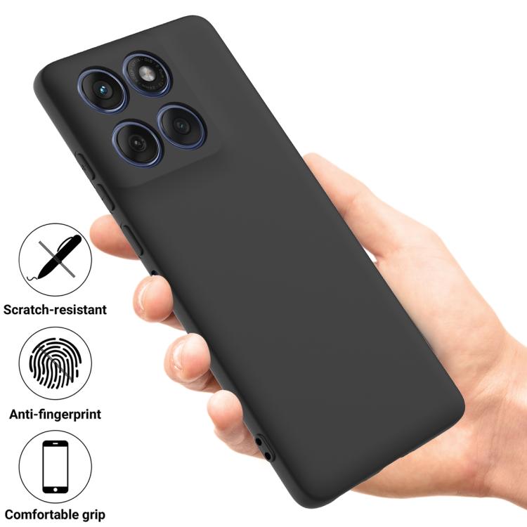 For Motorola Edge 5G 2026 Solid Color Liquid Silicone Dropproof Full Coverage Phone Case